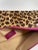 1990s 1998 Vintage Leggiadro Leopard With Pink Zipper Pouch or Bag For Sale - Image 5 of 8