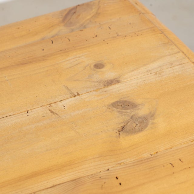19th Century Danish Pine Chest of Four Curved Drawers For Sale - Image 9 of 16
