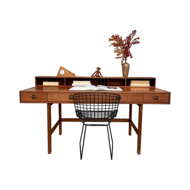 Peter Løvig Nielsen 1970s Peter Lovig Flip Top Desk For Sale - Image 4 of 12