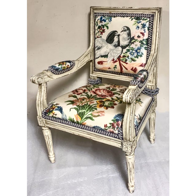 Mid 20th Century Mid 20th Century French Child’s Bergere Chair For Sale - Image 5 of 6