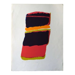 Ida Kohlmeyer "Kohlmeyer Kloud" Hand Signed Serigraph Art, New Orleans 1973 #33 For Sale