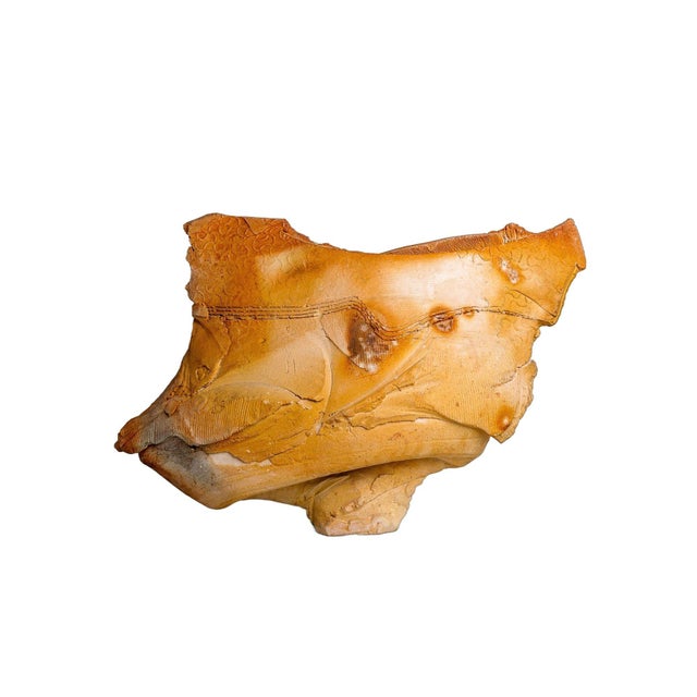 1980s 1980s Poul Soldner Raku-Fired Crazed Pedestal Piece Vessel For Sale - Image 5 of 9