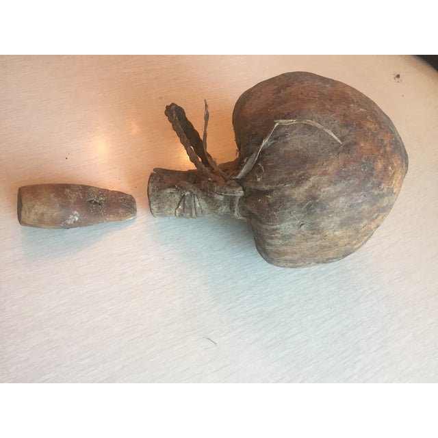 Vintage Calabash Gourd Water Canteen Chairish