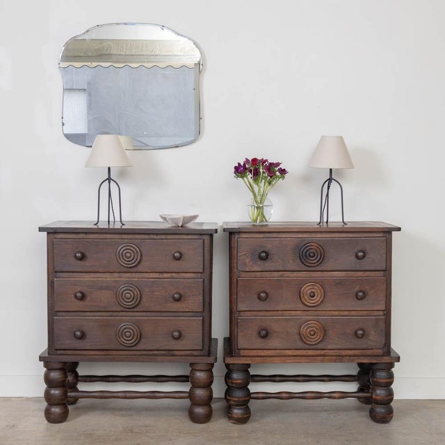 French Oak Dresser by Charles Dudouyt For Sale - Image 13 of 13