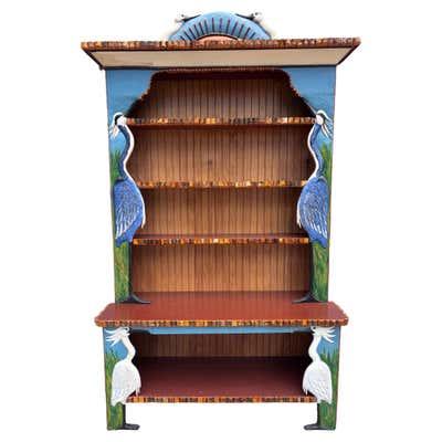 Bill and Phyllis Duffy Folk Art Shelf dating from 2005. Bill would do most of the carving and Phyllis would do the...