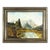 Vintage Bavarian Lake Landscape in European Style For Sale