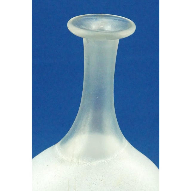 20th Century Scandinavian Glass Bottle Vase from Kosta Boda Bertil Vallien, Sweden, 1930s For Sale - Image 10 of 18