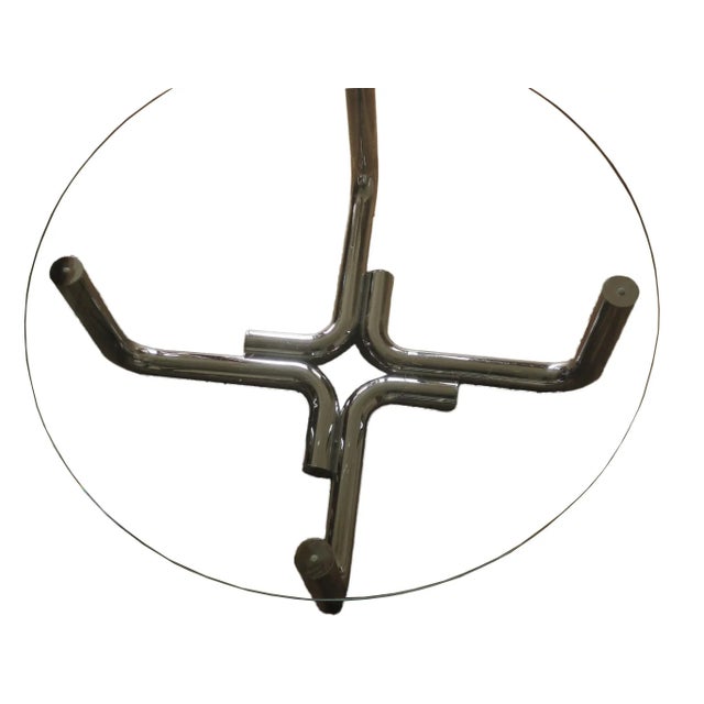 1960s Tubular Steel and Glass Coffee Table, 1960s For Sale - Image 5 of 6