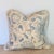 Colefax & Fowler Colmar Blue Pillow With Loop Fringe- Single For Sale In Greensboro - Image 6 of 6