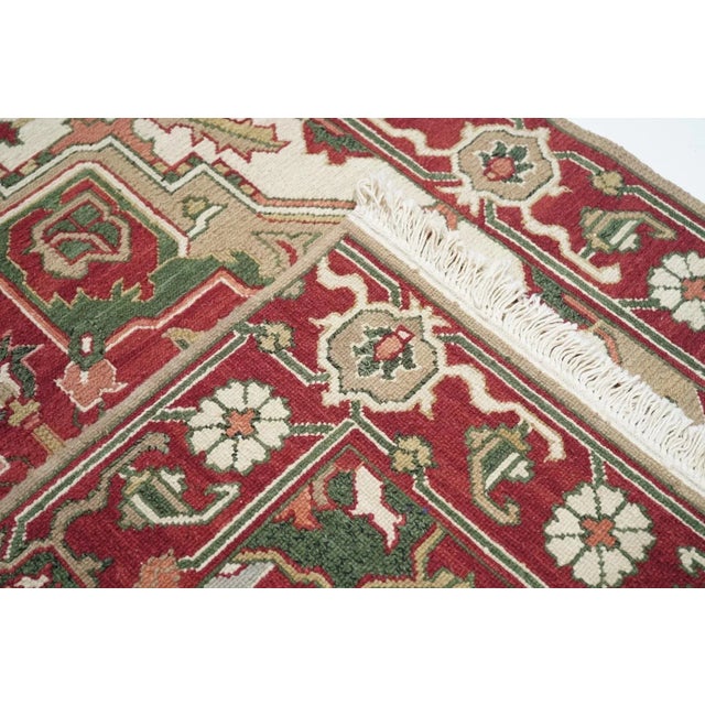 Sumak Rug 4'1'' X 6'1'' For Sale - Image 9 of 10