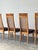 Set of 6 Milo Baughman Style Cane Back Burl Dining Chairs by Lane, 1970s For Sale - Image 9 of 18