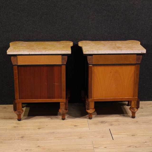 1980s Vintage Italian Bedside Tables, 1980, Set of 2 For Sale - Image 5 of 13