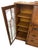 Art Deco 1920s Oak Art Deco Drop Front Secretary Side by Side With Glass Fronts For Sale - Image 3 of 9