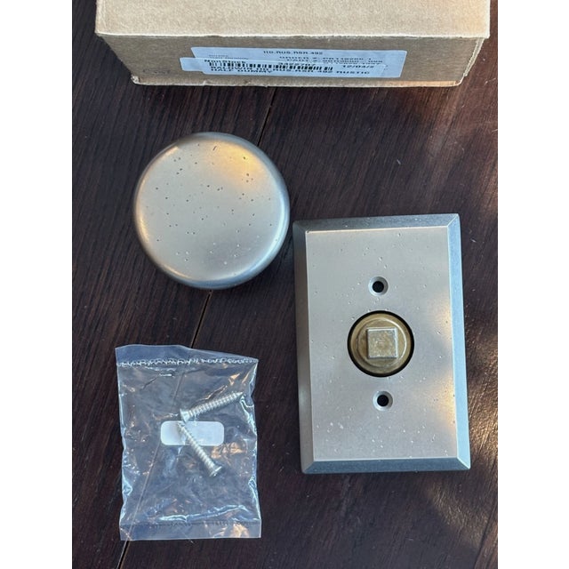 English Baldwin Reserve Rustic Collection: Custom Dummy Door Hardware White Bronze For Sale - Image 3 of 4