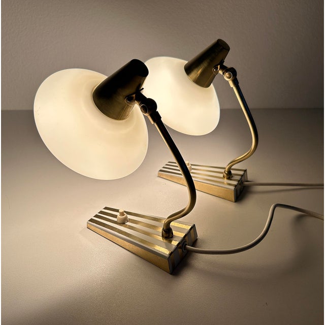 Vintage Bedside Table Lamps, 1950s, Set of 2 For Sale - Image 4 of 18