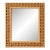 Palm Beach Regency Bamboo Rattan Small Mirror For Sale