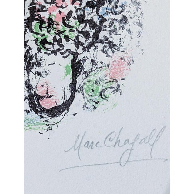 Marc Chagall, Putting It Into Words, 1969, Lithograph on Paper For Sale - Image 4 of 6