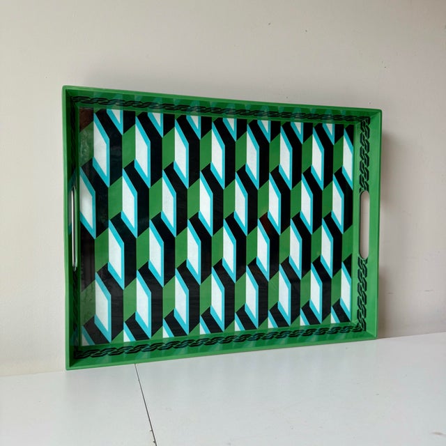 Diane Von Furstenberg Geometric Tray For Sale In Charleston - Image 6 of 8