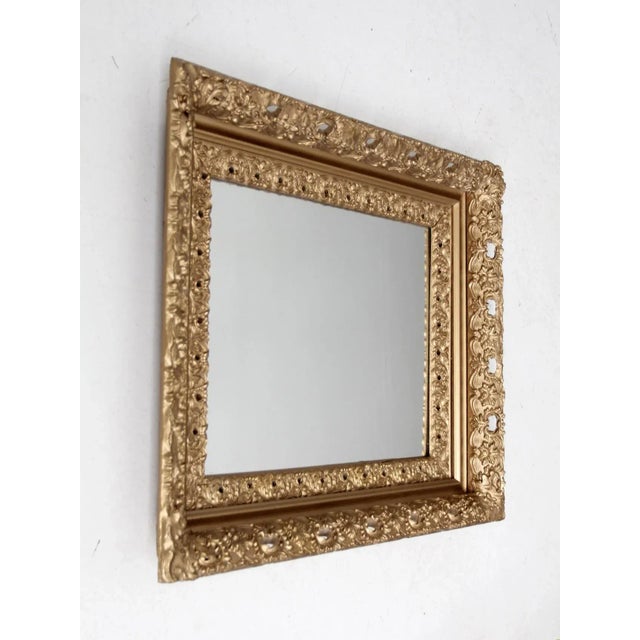Mid 20th Century Antique Gilt Mirror For Sale - Image 5 of 12