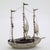 Metal Vintage Italian Handmade Genuine Silver Galleon Sailing Ship Large Figurine, Made in Tuscany in 1991 For Sale - Image 7 of 13