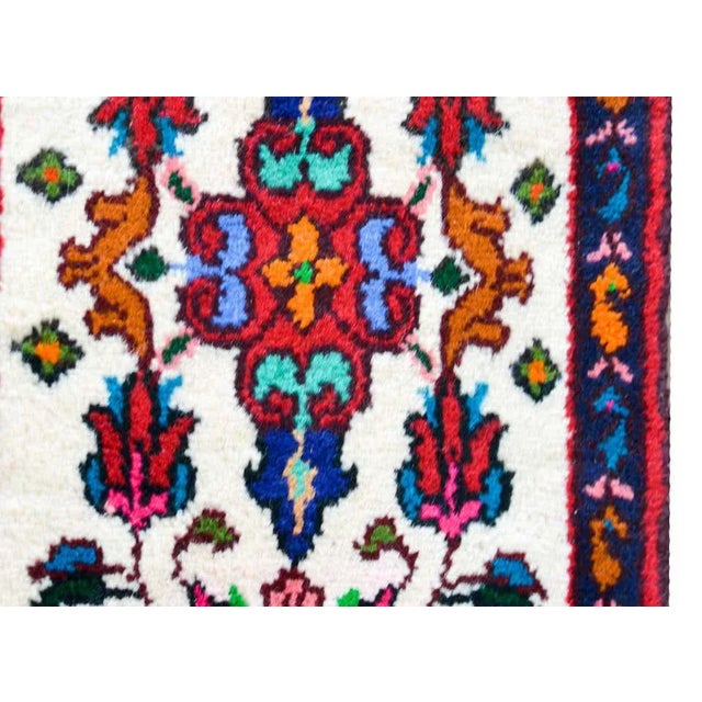 Late 20th Century Late 20th Century Vintage Hamadan Rug For Sale - Image 5 of 12