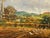 1985 Richard Woods Winter landscape with Seagulls on ploughed fields in the English Countryside For Sale - Image 12 of 15