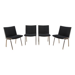 Model AP-38 Airport Chairs by Hans J. Wegner for Ap Stolen, Denmark, 1950s, Set of 4 For Sale