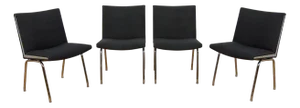 Model AP-38 Airport Chairs by Hans J. Wegner for Ap Stolen, Denmark, 1950s, Set of 4
