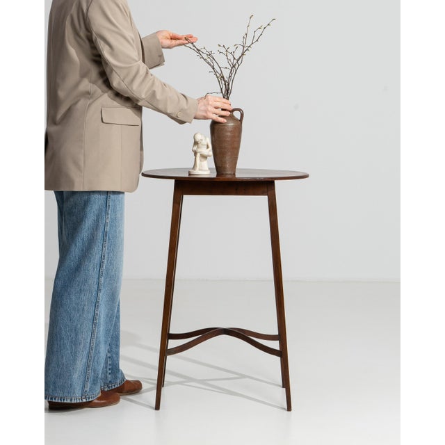 19th Century English Mahogany Side Table With Slim Profile 19th Century For Sale - Image 12 of 12
