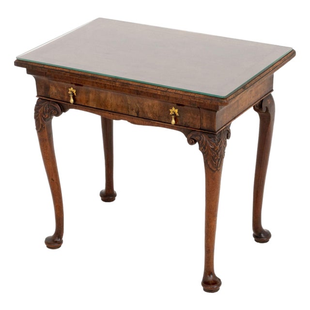 George II Walnut Side Table For Sale
