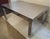 Polished chrome patchwork table by Paul Evans for his Cityscape line. Comes with a 15" leaf. No makers mark. (Please...