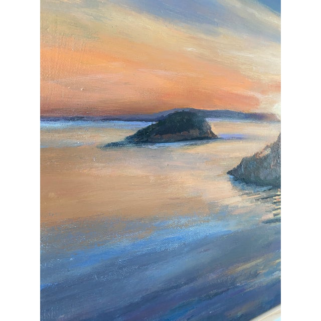 Impressionist Original Pacific Northwest Landscape Painting – Deception Pass by Francisco Peña – Framed For Sale - Image 3 of 8