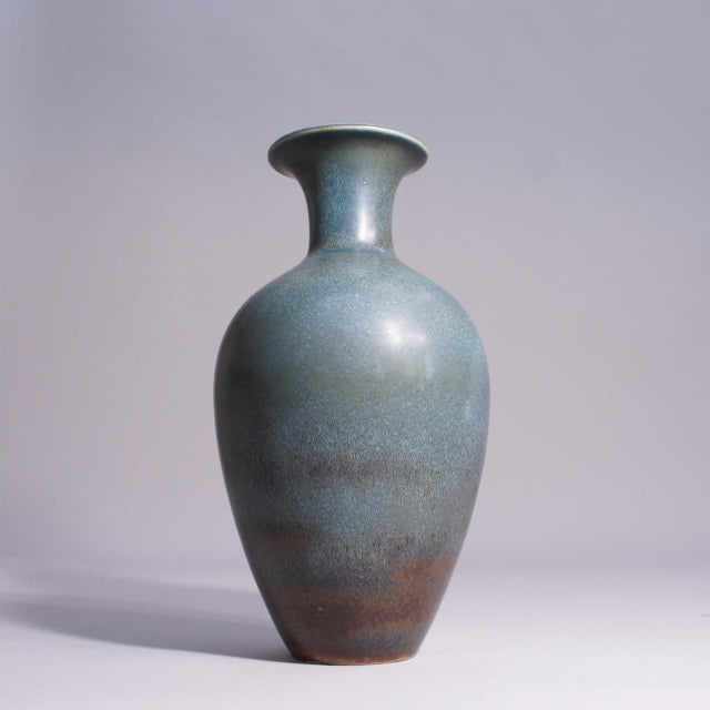 Mid-Century Modern Vintage Floor Vase in Stoneware by Gunnar Nylund for Rörstrand, 1950s For Sale - Image 3 of 8