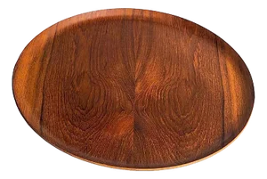 Mid 20th Century Large Teak Bentwood Tray, Made in Sweden