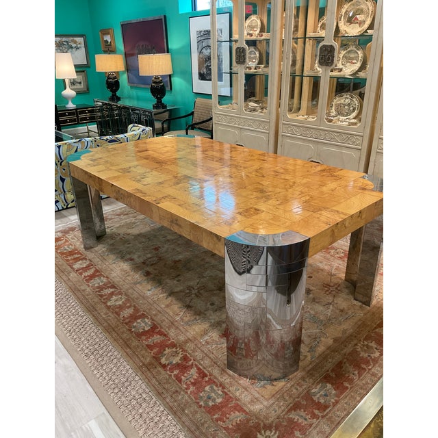 Paul Evans 1970s Paul Evans Iconic Cityscape Dining Table, Signed For Sale - Image 4 of 12