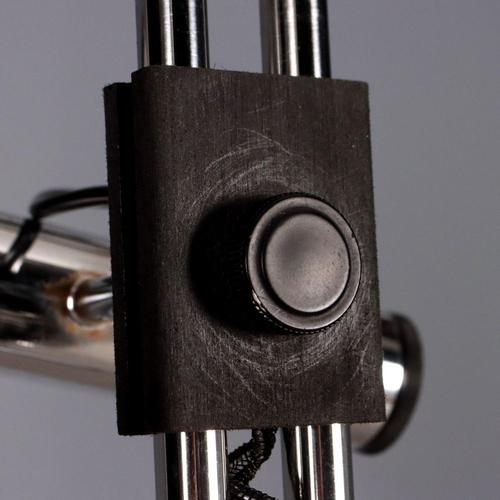 Chromed Metal Floor Lamp For Sale - Image 9 of 11