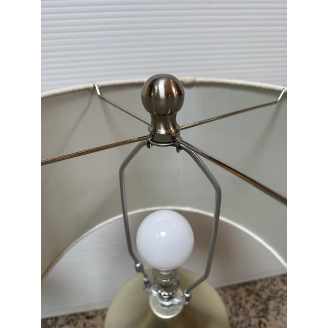 Paint Contemporary Sculpted Table Lamps, Pair For Sale - Image 7 of 12