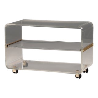 Vintage Drinks Trolley by David Lange, 1970s For Sale