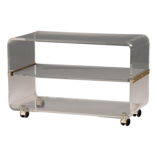 Vintage Drinks Trolley by David Lange, 1970s For Sale