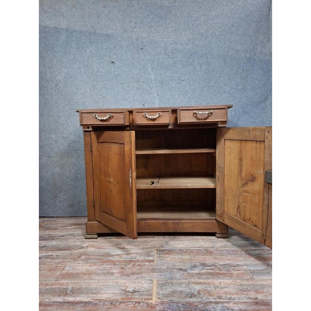 Antique Brown Wooden Sideboard For Sale - Image 5 of 10