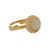 Early 21st Century Moon Gemstone Gold & Diamond Statement Ring, Size 8 For Sale - Image 5 of 8