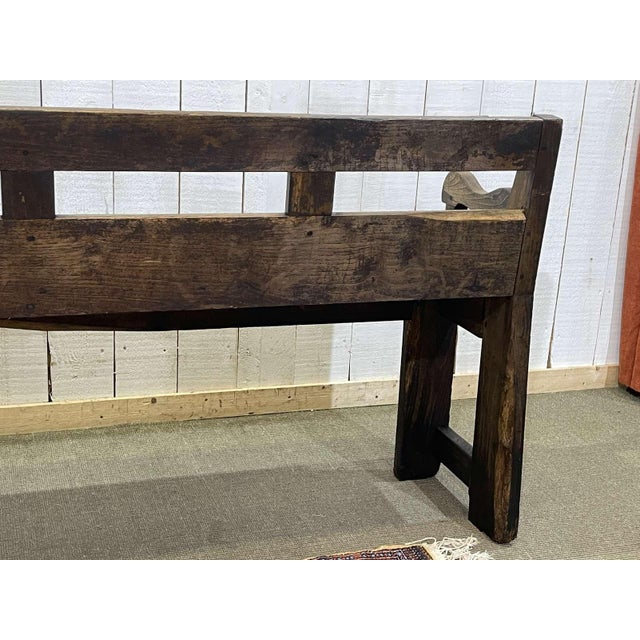 Late 19th Century Rustic Chestnut Bench For Sale - Image 15 of 18