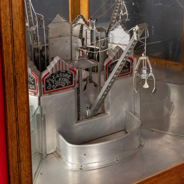 Vintage English Art Deco Crane Claw Arcade Machine, 1930 For Sale - Image 14 of 18