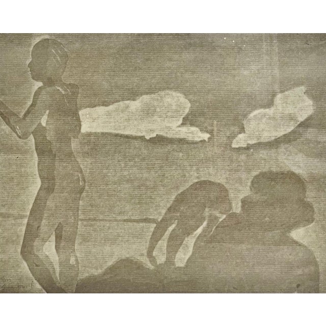 Eric Fischl (AMERICAN, Born 1948) Lithograph depicting figures on a beach., 1991 Hand signed in pencil to lower left and...