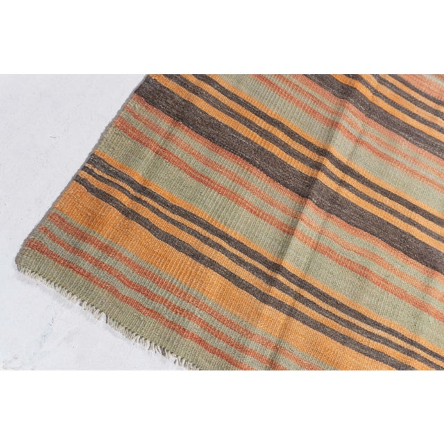 Vintage Circa 1940 Multicolor Turkish Flatweave Kilim Rug 3'2 X 5'7 For Sale In New York - Image 6 of 12