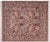 Shabby Chic Floral Square 1990's Pak-Persian Gray/Gray Wool Rug - 6'0'' X 6'1'' For Sale - Image 9 of 9