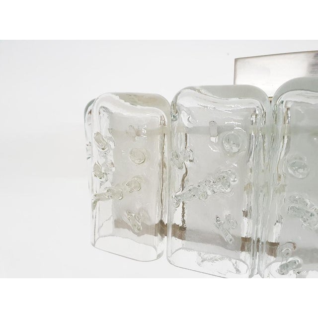 Glass Hanging Light attributed to Doria, Germany, 1960s For Sale - Image 10 of 18