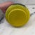 Yellow 1910s French Art Nouveau Vase Yellow Glass With Pressed Silver Floral Mounts For Sale - Image 8 of 8