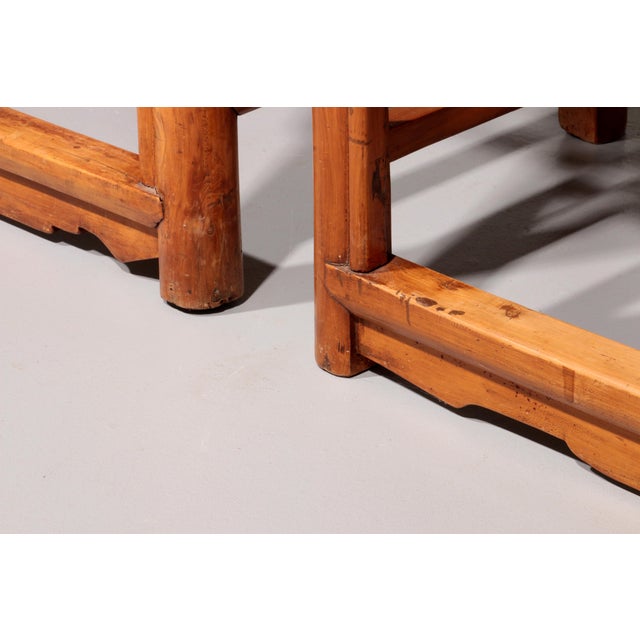 Khaki Asian Hongmu Comb-Back Armchairs, 1920, Set of 2 For Sale - Image 8 of 14