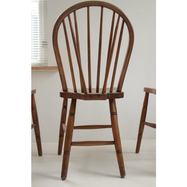 Late 19th Century 19th Century British Military Windsor Chairs, Set of 4 For Sale - Image 5 of 18
